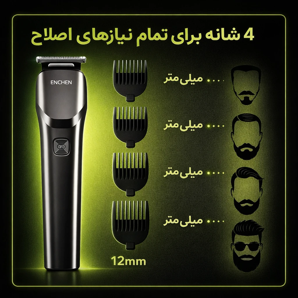 ماشین اصلاح ENCHEN Beardo 2 | تریمر دقیق روزانه