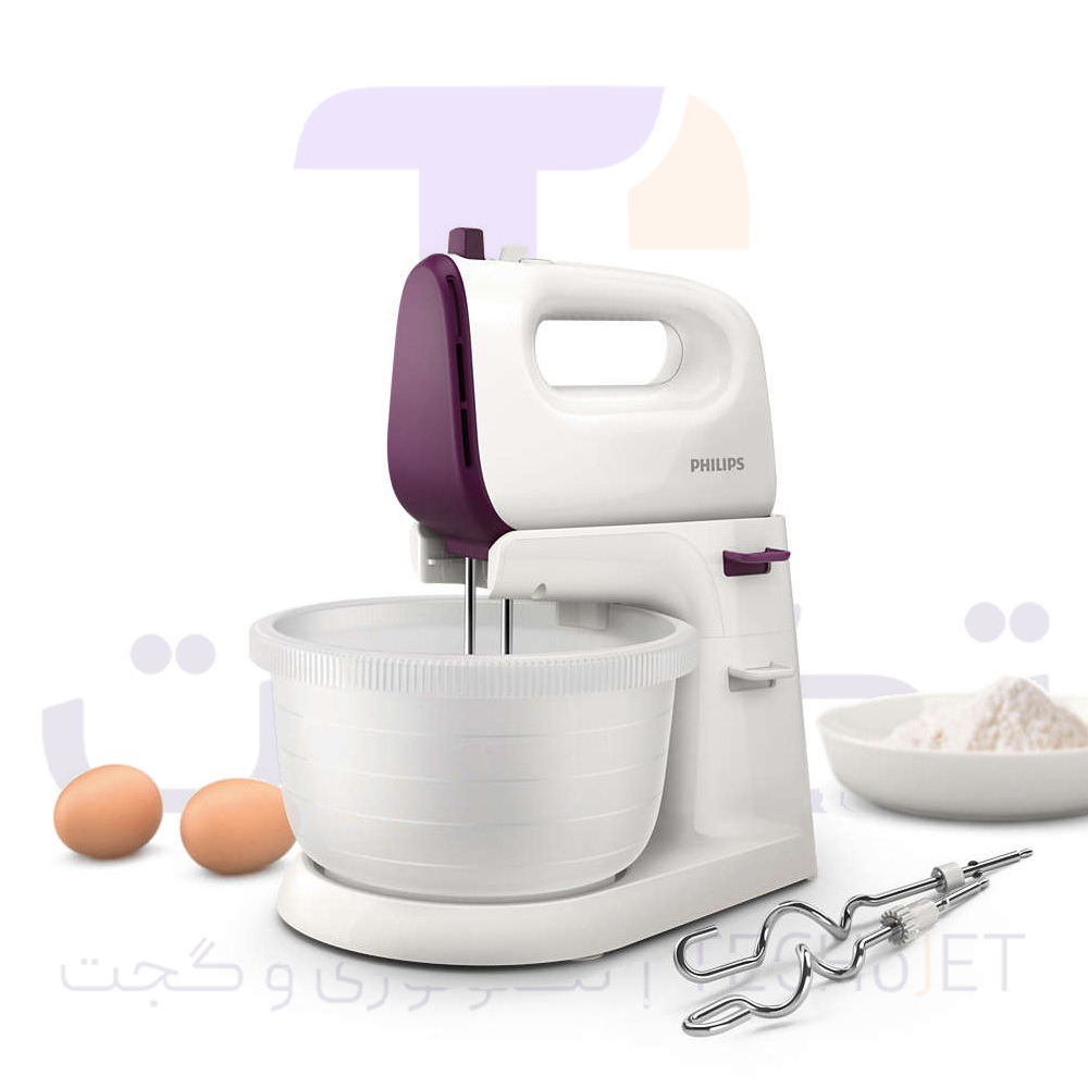 همزن کاسه دار فیلیپس HR3745 | همزن برقی 450 وات Philips