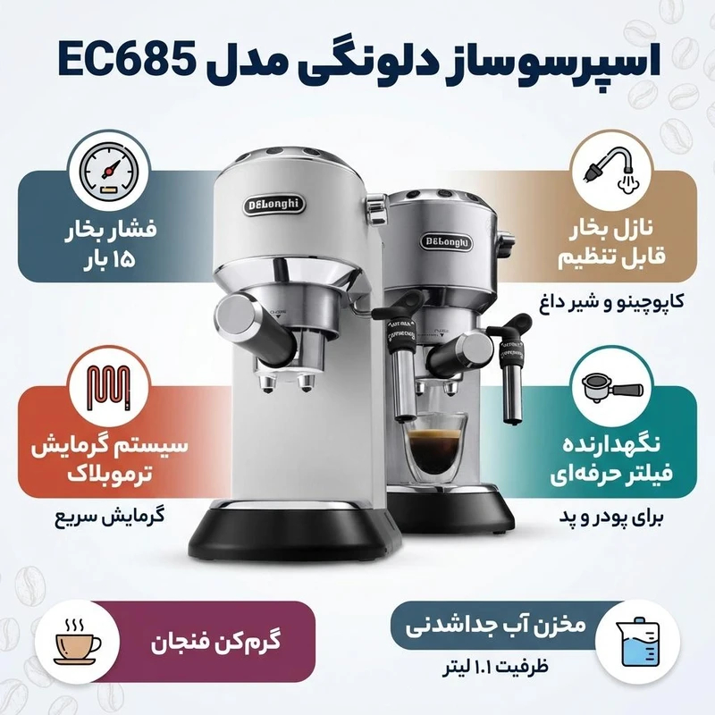 اسپرسو ساز دلونگی EC685