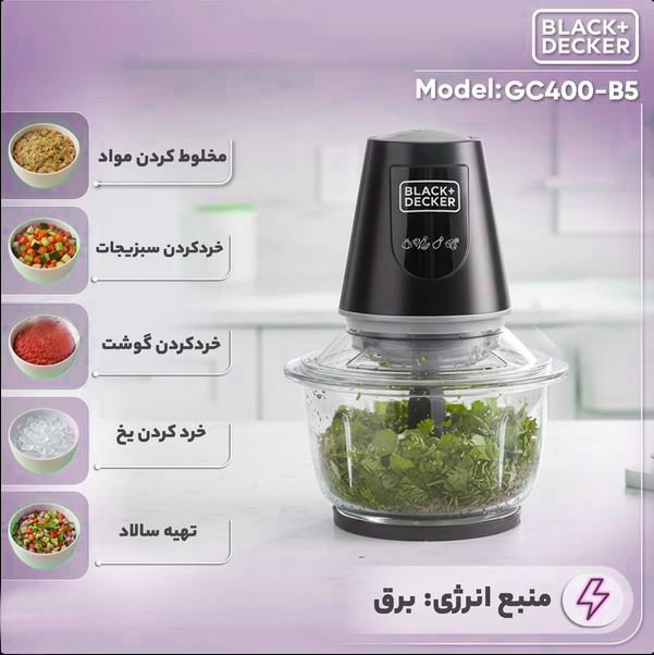خردکن بلک اند دکر GC400