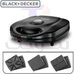 ساندویچ ساز بلک اند دکر TS4130 | خرید اسنک ساز Black+Decker