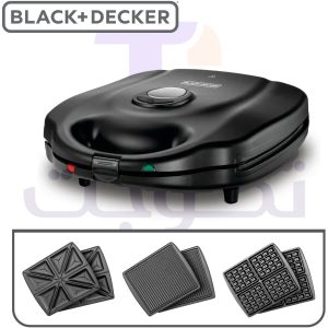 ساندویچ ساز بلک اند دکر TS4130 | خرید اسنک ساز Black+Decker