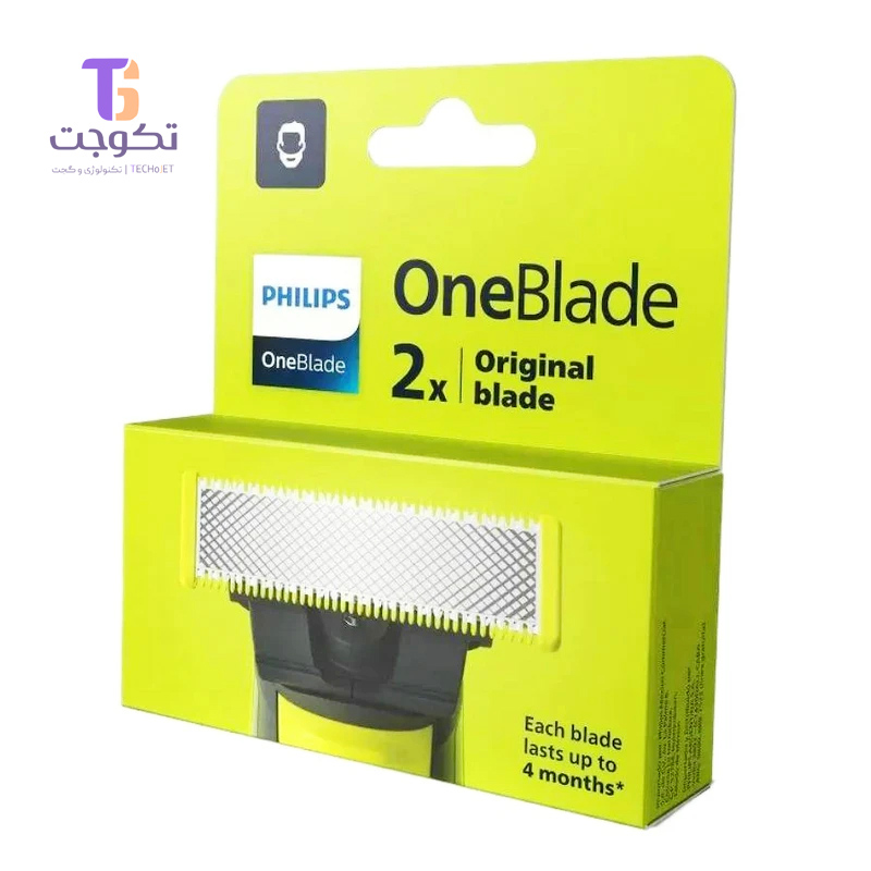 سری یدک ماشین اصلاح (وان بلید) فیلیپس مدل QP220/51 بسته 2 عددی