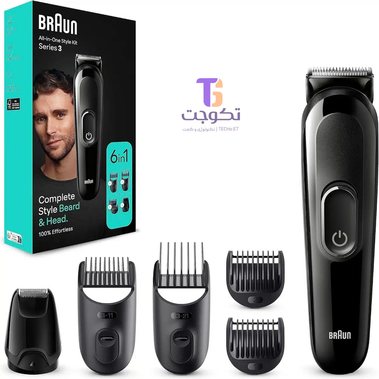 ماشین اصلاح براون مدل MGK3410